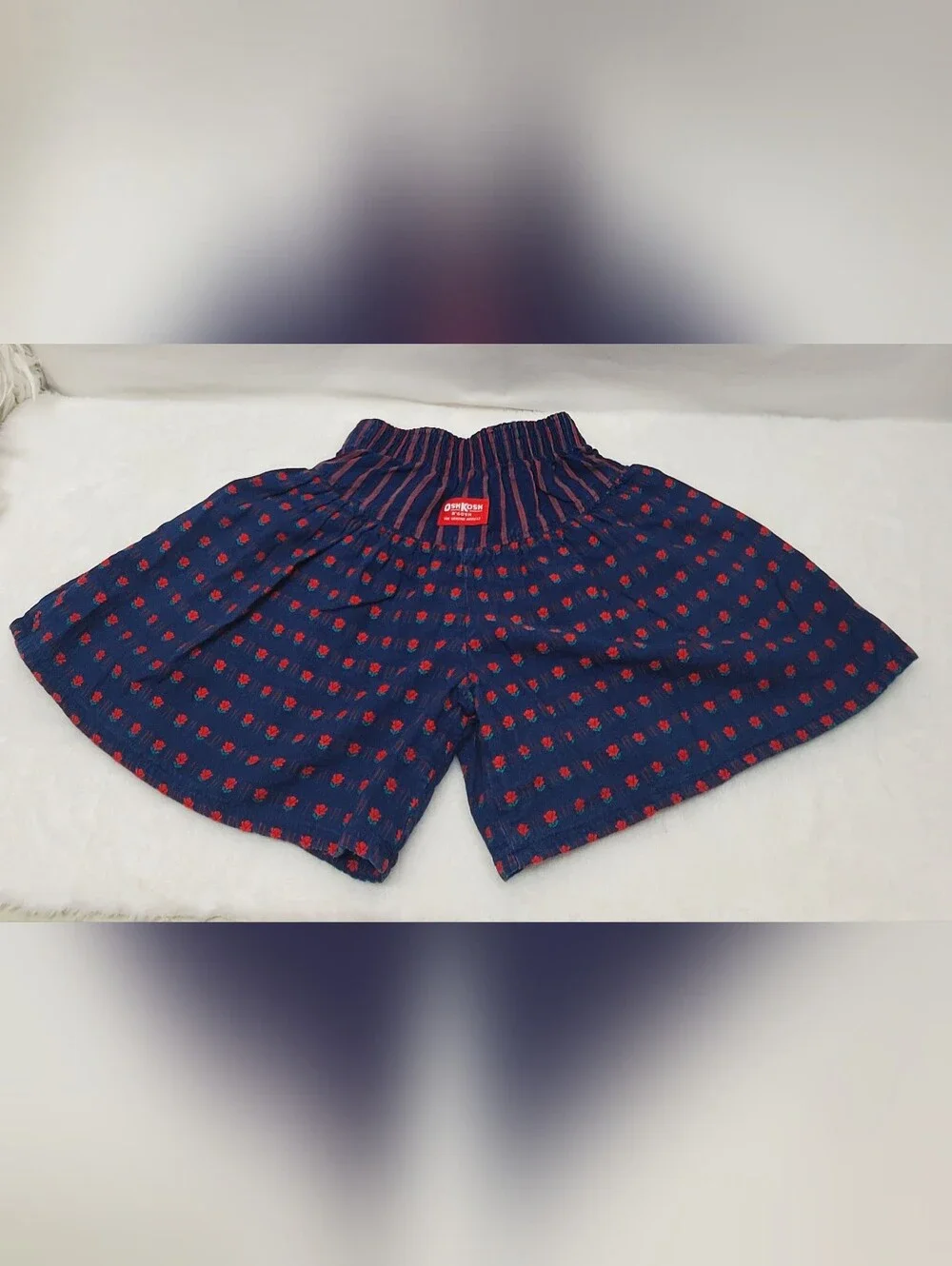Rare 90s 80s vintage y2k bubble shorts oshkosh floral rose print Boys/girls
